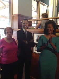 mom and the obamas